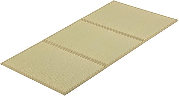 FULI Japanese Tatami Mattress, Tatami Rug, Igusa Mat Folds in Three, Made in by FULI