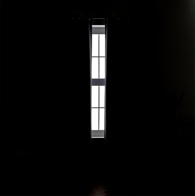 MIUCO Room Darkening Soild Grommet Blackout Curtains - Image 3