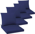 Outdoor Seat Cushion Set 22 x 22 In, Water-Resistant & Fade-Resistan, Patio by Unknown