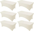 6-Pack Premium Cream Spandex Tablecloths by DailySet