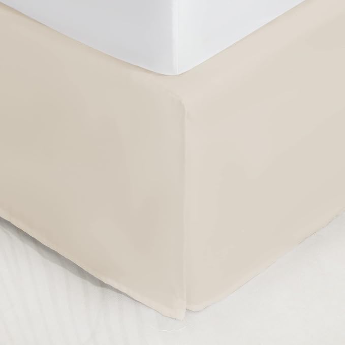 SONIVE Queen Bed Skirt, Classic Tailored Easy Fit Brushed Microfiber Skirts by SONIVE