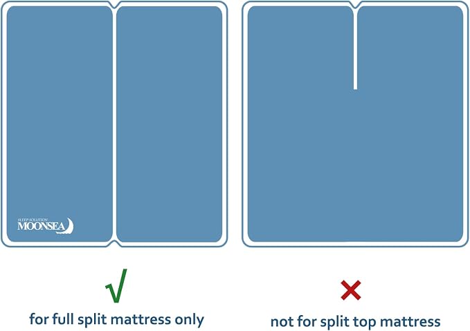 Split King Mattress Topper Protector Pad - Image 5
