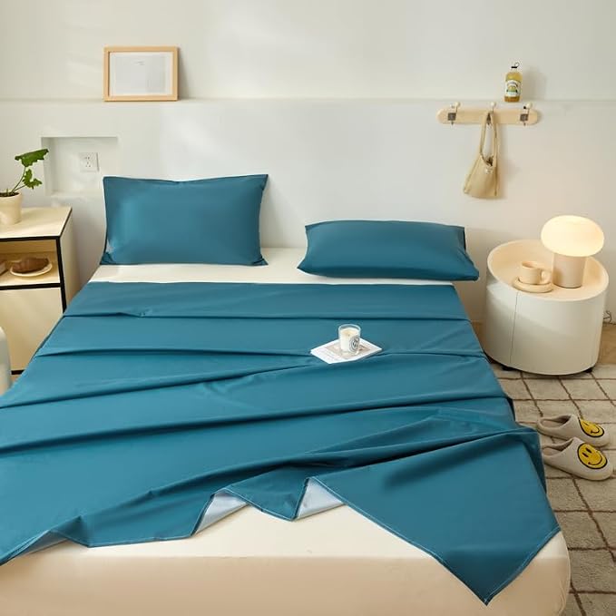 WenBags Lightweight Waterproof Flat Sheet 70 * 90 Inches Queen Size-Mattress - Image 5