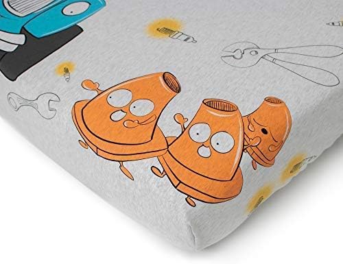 JumpOff Jo - Fitted Crib Sheet, Super Soft 100% Cotton Sheet - Image 6