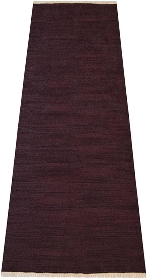 Rugsotic Carpets Hand Woven Flat Weave Kilim Wool 2'6''x6' Runner Area Rug - Image 3