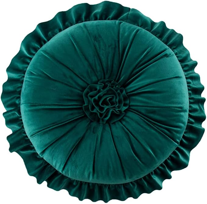 S SSOY Velvet Round Pillow by S_SSOY