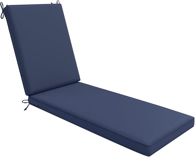 AAAAAcessories Outdoor Chaise Lounge Cushions, Waterproof, Fade-Resistant Patio by AAAAAcessories