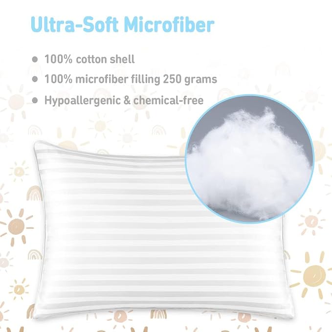 Babebay Toddler Pillow, 13X18 Toddler Pillows - Image 5