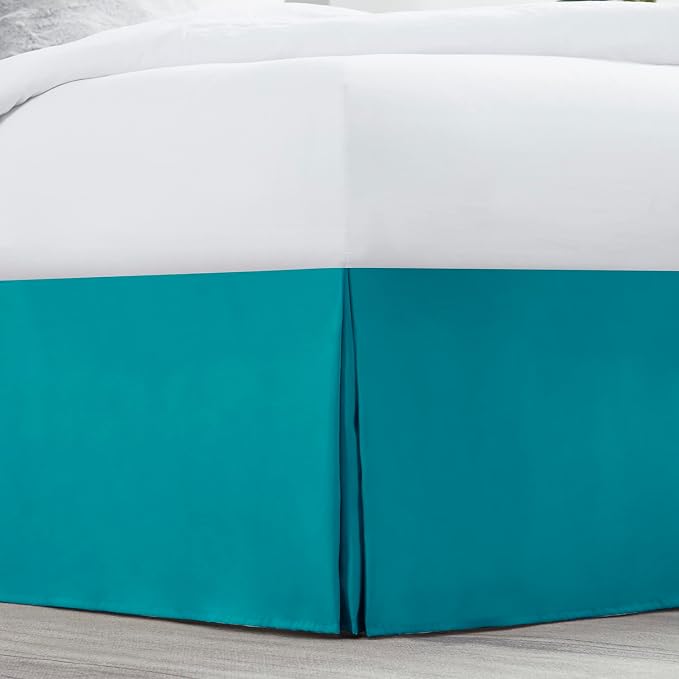 Nestl Teal Full Bed Skirt - Image 2