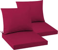 Outdoor Seat Cushion Set 19 x 19 In, Water-Resistant & Fade-Resistan, Patio by Unknown