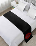 Red Lip Print Kiss Me Bed Runners by ZFUNCING