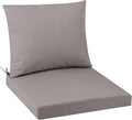 Outdoor Seat Cushion Set 24 x 24 In, Water-Resistant & Fade-Resistan, Patio by Unknown