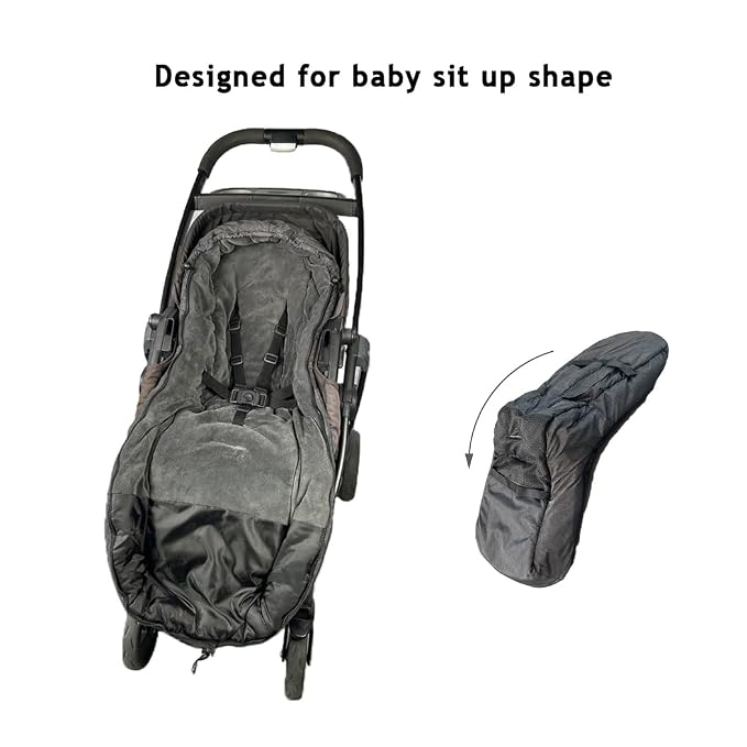 CozyMe Stroller Footmuff, Stroller Blanket - Image 6