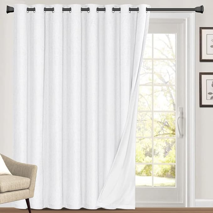 PrinceDeco 100% Blackout Linen Curtains by PrinceDeco