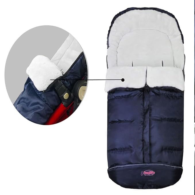 Go 3 Seasons Universal Stroller Footmuff, Warm Winter Bunting Bag - Image 2