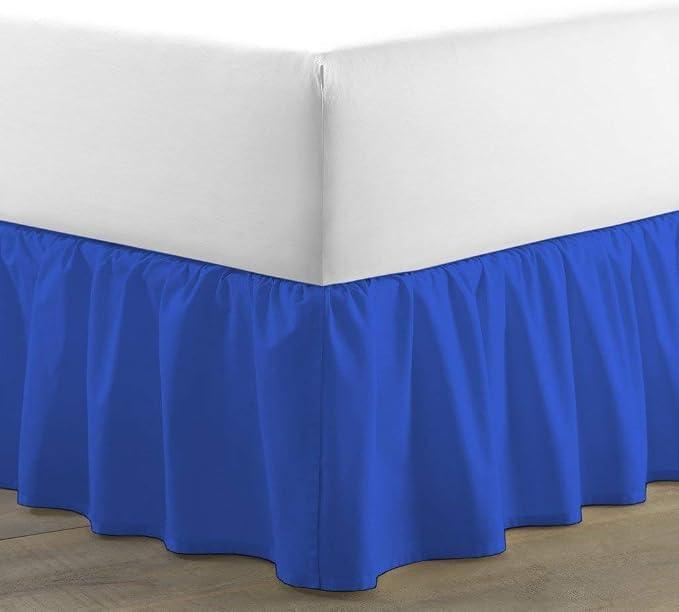 Ruffled Bed Skirt 18 Inch Drop Dust Ruffle by Unknown