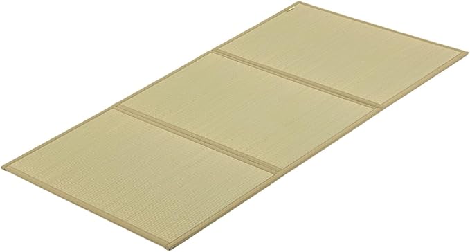 FULI Japanese Tatami Mattress, Tatami Rug, Igusa Mat Folds in Three, Made in by FULI