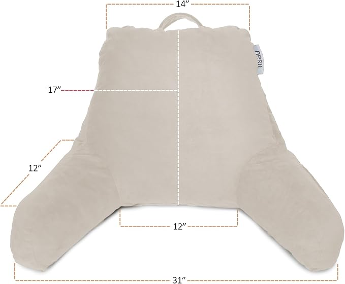 Nestl Reading Pillow with Shredded Memory Foam, Designed - Image 6