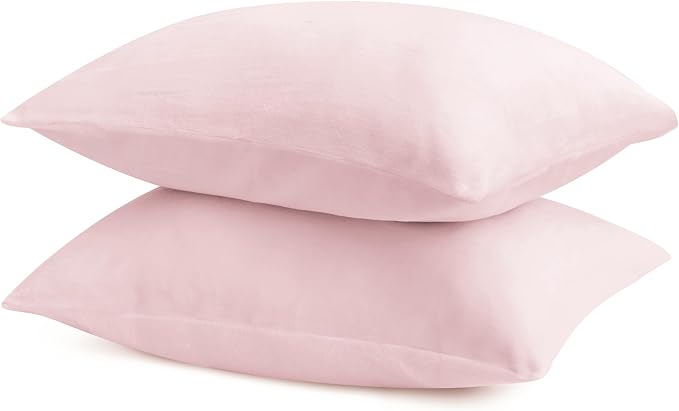 BEDELITE Flannel King Size Pillow Cases Set of 2, Super Soft Fleece Pillowcases - Image 9