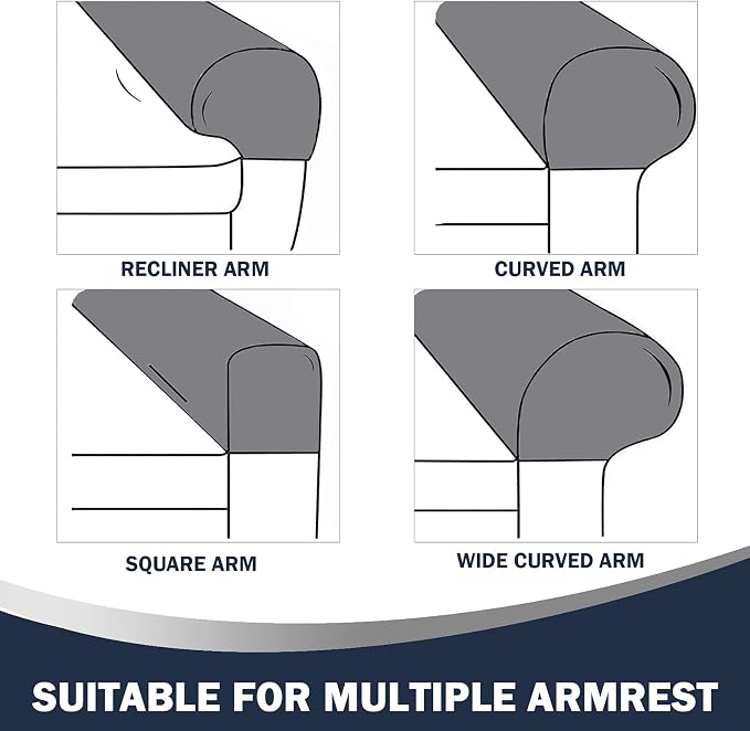 Spandex Jacquard Arm Covers for Chairs and Sofas - Image 7