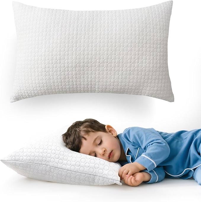 Toddler Pillow for 2-5 Year Olds, Organic Cotton Toddler Crib Pillow - Image 3