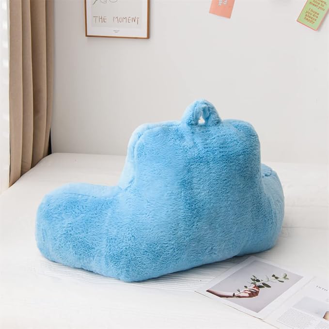 Holawakaka Reading Pillow for Sitting up in Bed Sofa Kids Teens, Backrest Pillow - Image 4