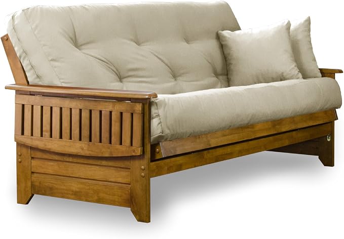 Nirvana Futons Brentwood Tray Arm Futon Sofabed Set - Image 4