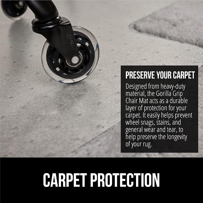GORILLA GRIP Slip Resistant Office Chair Mat - Image 6