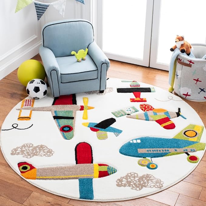 SAFAVIEH Carousel Kids Collection Area Rug by SAFAVIEH