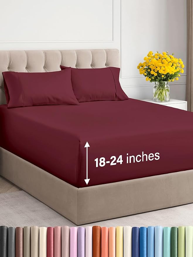 Extra Deep Twin Sheet Set by CGKUnlimited