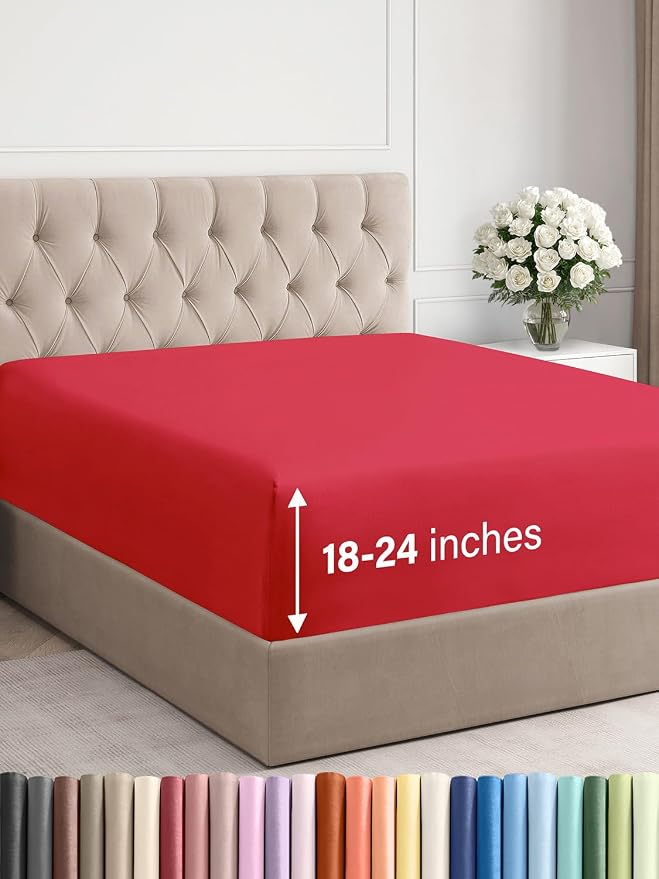 Extra Deep Full Fitted Sheet by CGKUnlimited