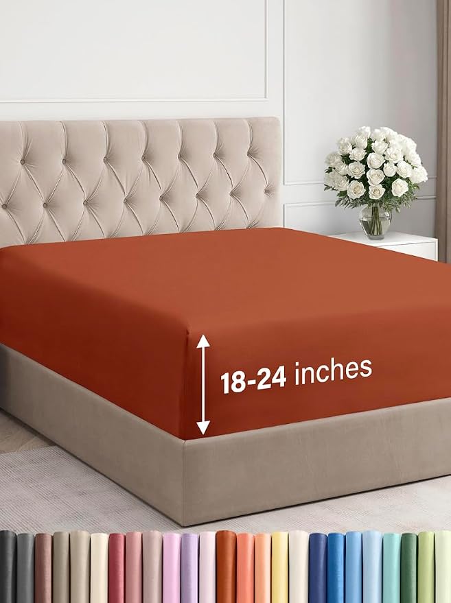 Extra Deep Cal King Fitted Sheet by CGKUnlimited