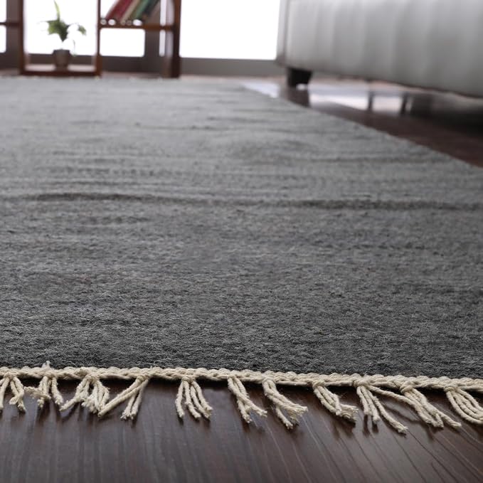 Rugsotic Carpets Hand Woven Flat Weave Kilim Wool ECO-Friendly Area Rugs - Image 7