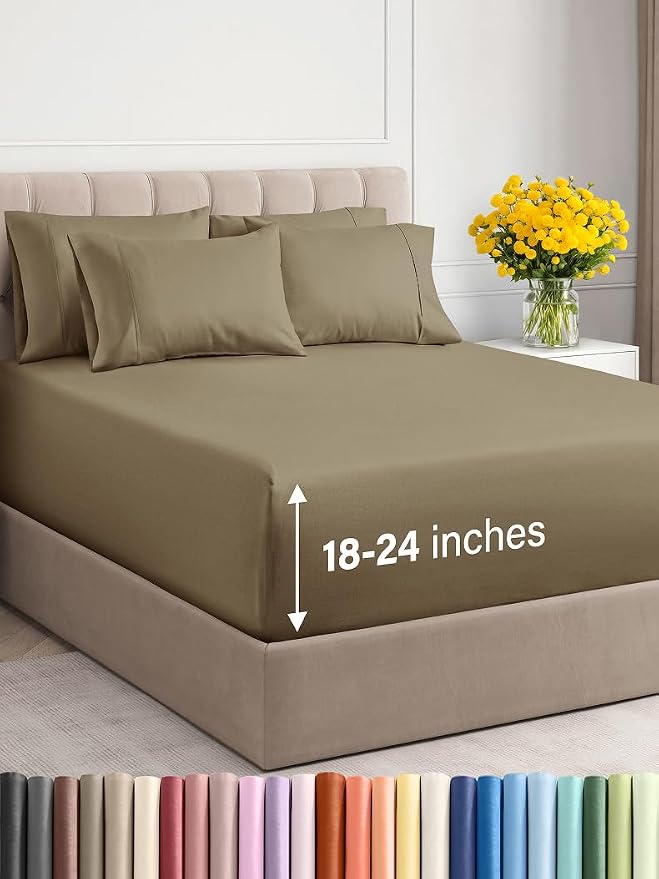 Extra Deep King Sheet Set by CGKUnlimited