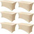 Obstal 6 Pack Stretch Spandex Table Covers by Obstal