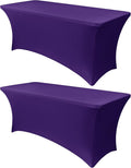 Obstal 8Ft Stretch Spandex Table Cover by Obstal