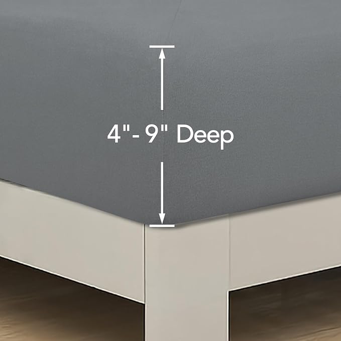 PureFit Stretchy Box Spring Cover Twin - Image 6