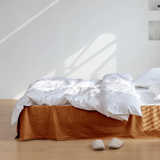 BISELINA French Linen Bed Skirt - Image 7