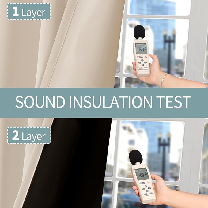 BGment Blackout Curtains for Living Room 84 Inch Length 2 Panels Set, Full Room - Image 9