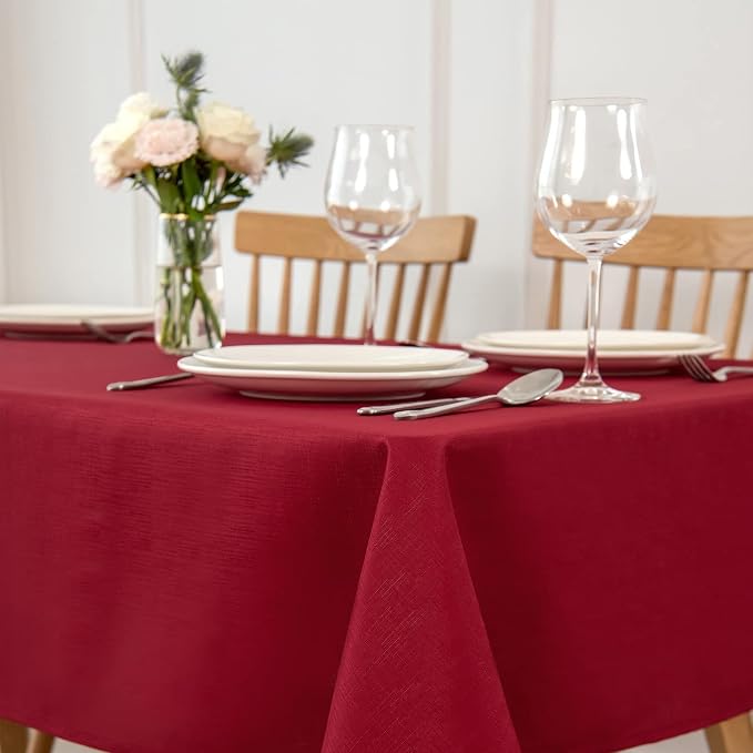 maxmill Jacquard Tablecloth Stain Resistant Waterproof Wrinkle Resistant - Image 2