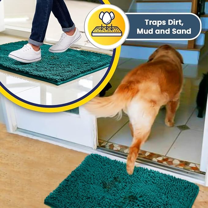 Muddy Mat® Shown on TV – Super Absorbent Door Mat Indoor, Microfiber Quick Dry - Image 6