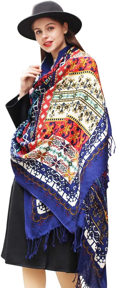 DANA XU 100% Merino Wool Pashmina Shawl by DANAXU