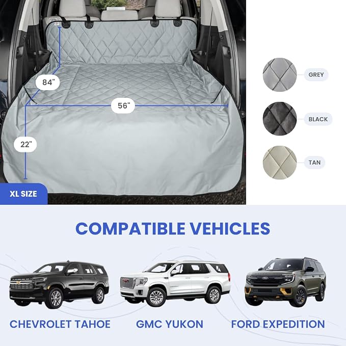 4Knines Split Cargo Liner for SUV – for Dogs & Pets, Heavy-Duty, Waterproof - Image 2