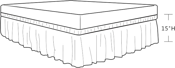 Biscaynebay Wrap Around Bed Skirts - Image 2