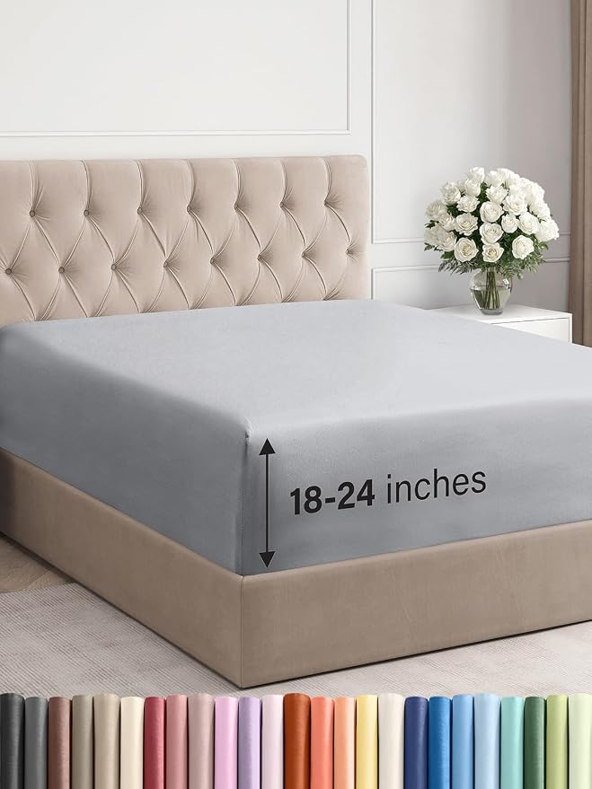 Extra Deep Queen Fitted Sheet by CGKUnlimited