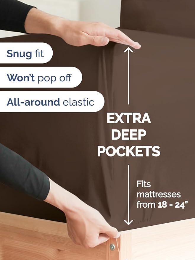 Extra Deep Pocket Full Sheets - Image 3