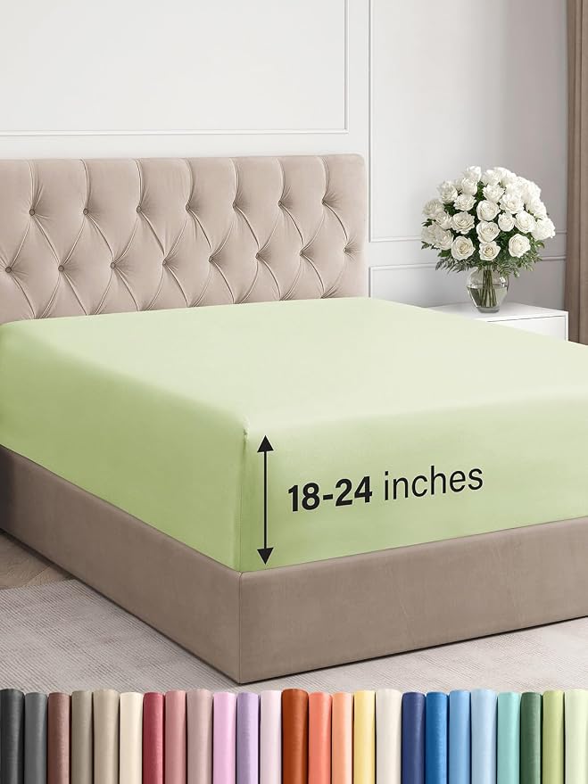 Extra Deep King Fitted Sheet by CGKUnlimited