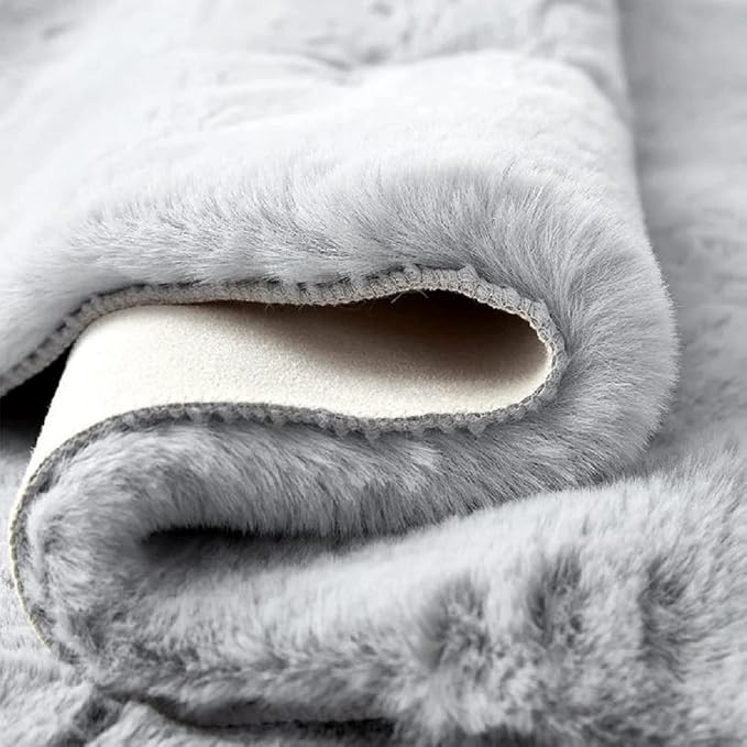 Faux Fuzzy Washable Fur Area Rugs - Image 6