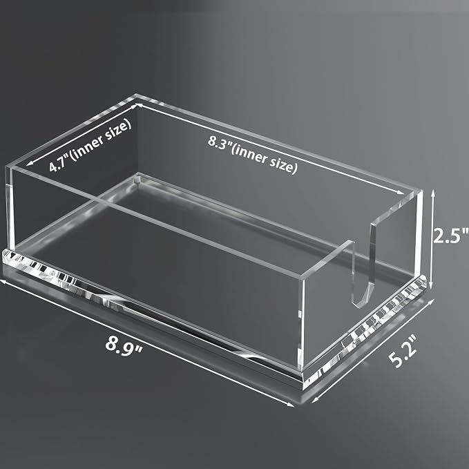 Napkin Holder for Table, Acrylic Guest Towel Holder for Bathroom, Buffet Napkin - Image 5