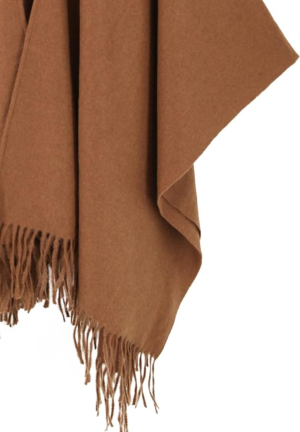 Breezy Lane Women's Shawl Wraps Warm Poncho Ruana Wrap Cardigan - Image 6